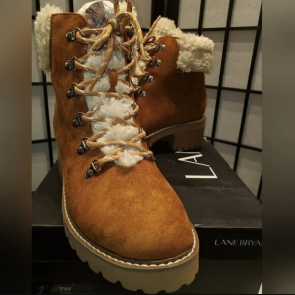 Lane Bryant Faux Fur Boot Lace Boots Size 10W (Right foot) 1 boot only!! - Picture 3 of 5